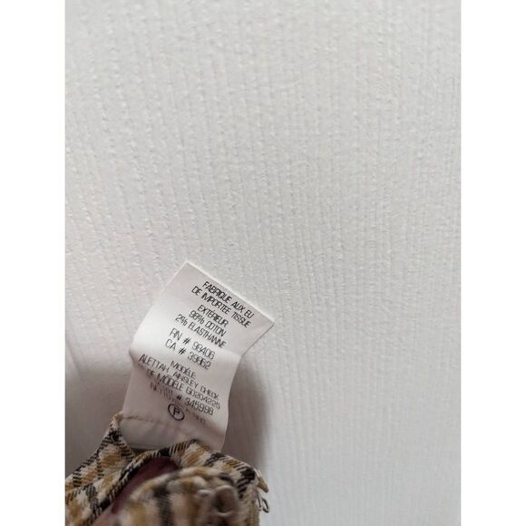 Theory Alettah Ainsley Check cropped pants size 0 - Picture 4 of 6